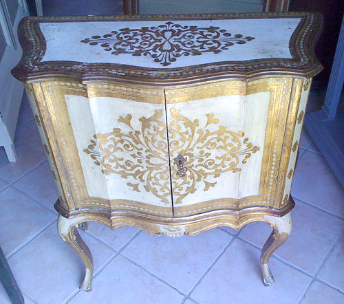 wonderful giltwood cupboard
